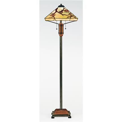 Grove Park Tiffany Floor Lamp (Quoizel # TF9404M)