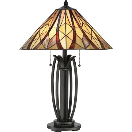 Victory Tiffany Table Lamp (Quoizel # TFVY6325VA)