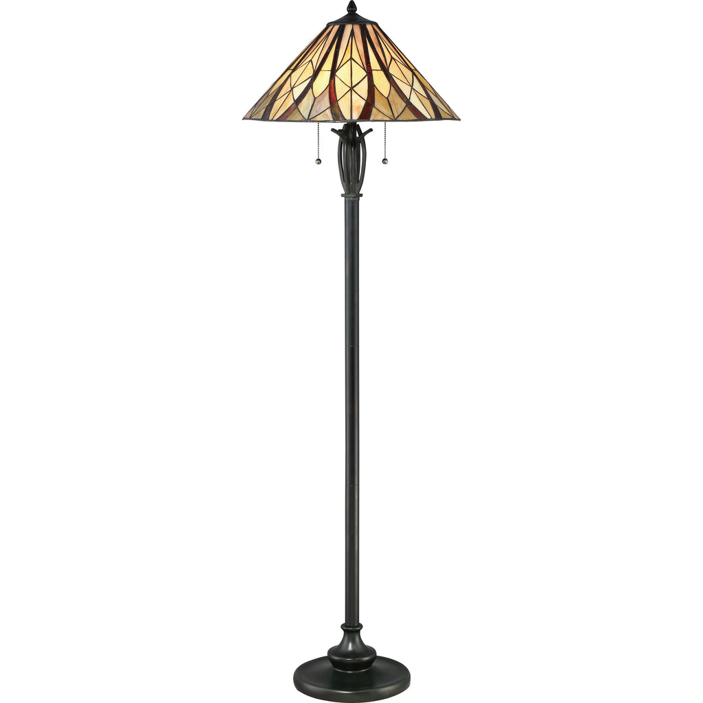 Victory Tiffany Floor Lamp (Quoizel # TFVY9359VA)