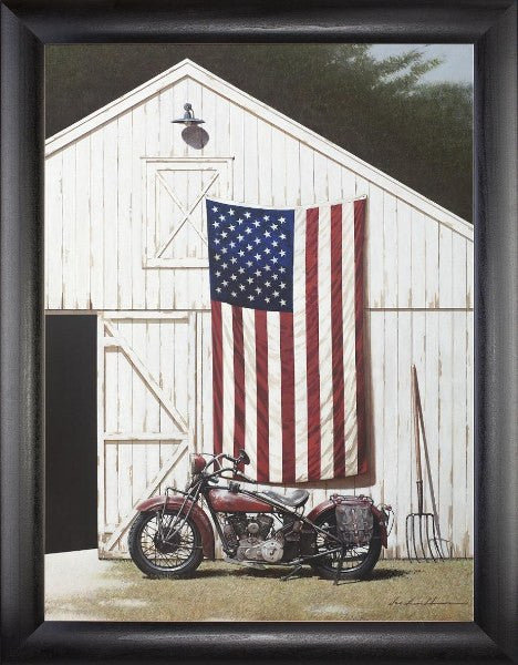 Barn with Motorcycle (Beechdale # 1824SB-Z273-4P)