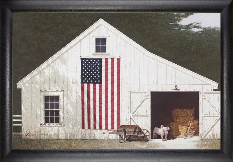 Barn with Piglet (Beechdale # 2030SB-Z274-5P)