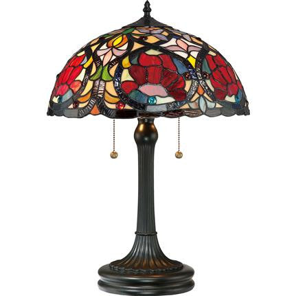 Larissa Tiffany Table Lamp (Quoizel TF879T)